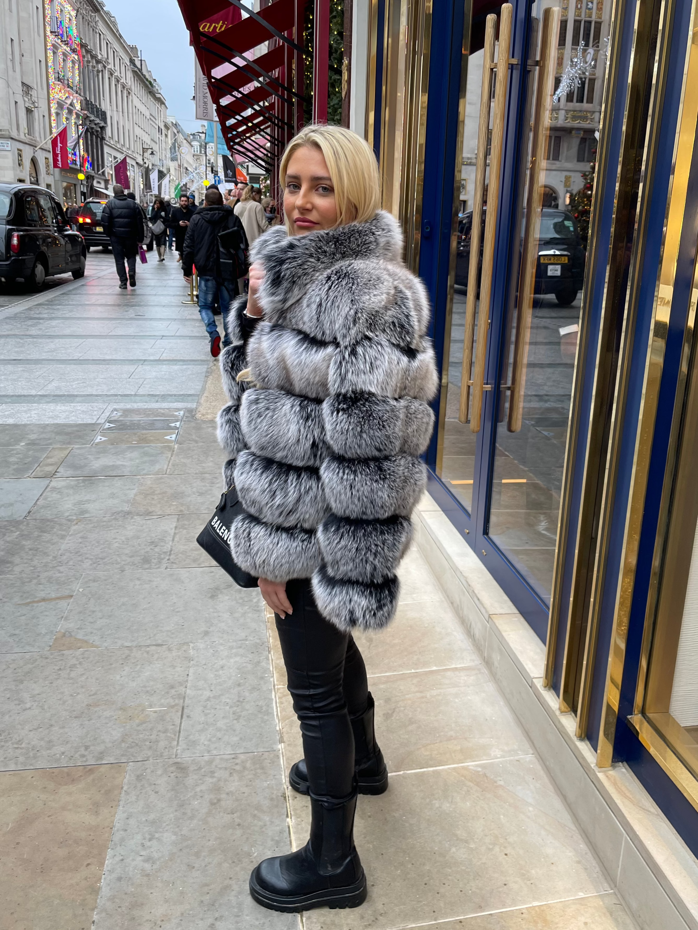 Fluffy bubble coat on sale