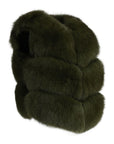3 Rows Gilet - Khaki Green UK16 | XXL | US12