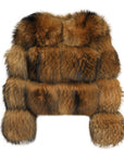 Bubble Mini Raccoon Fur Coat
