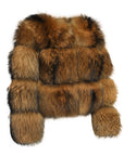 Bubble Mini Raccoon Fur Coat
