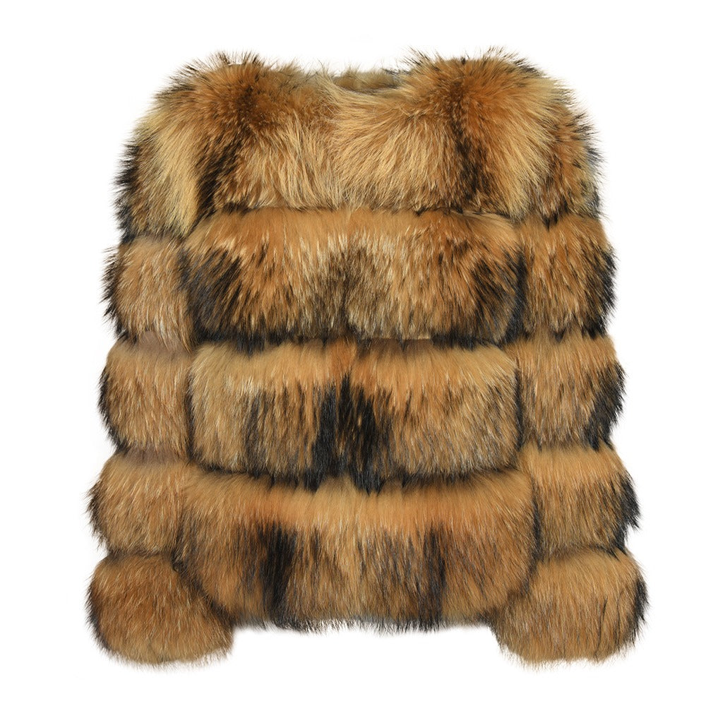 Bubble Raccoon Fur Coat – Dolcie London