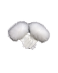 Foxy gloves with fox fur trim – view 3