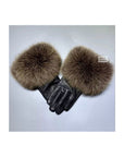 Foxy gloves with fox fur trim – view 5