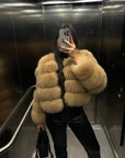 Bubble Cropped Coat