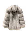 Straight Rows Long Collar Coat