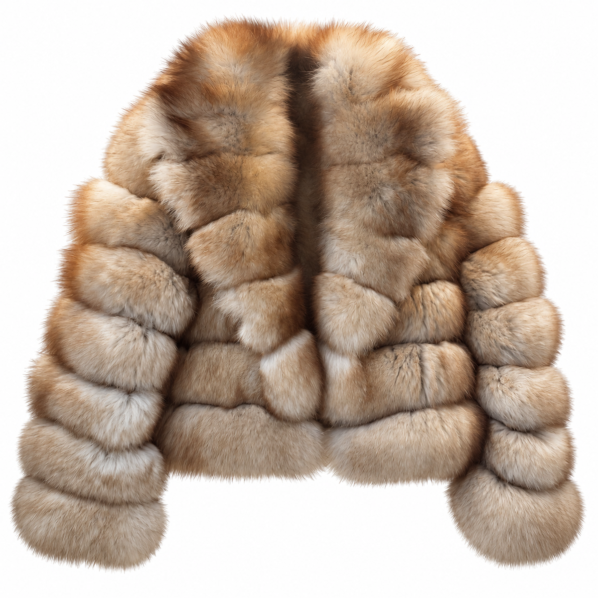 Bubble Rows Collar Coat