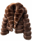 Bubble Rows Collar Coat