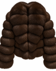Bubble Rows Collar Coat