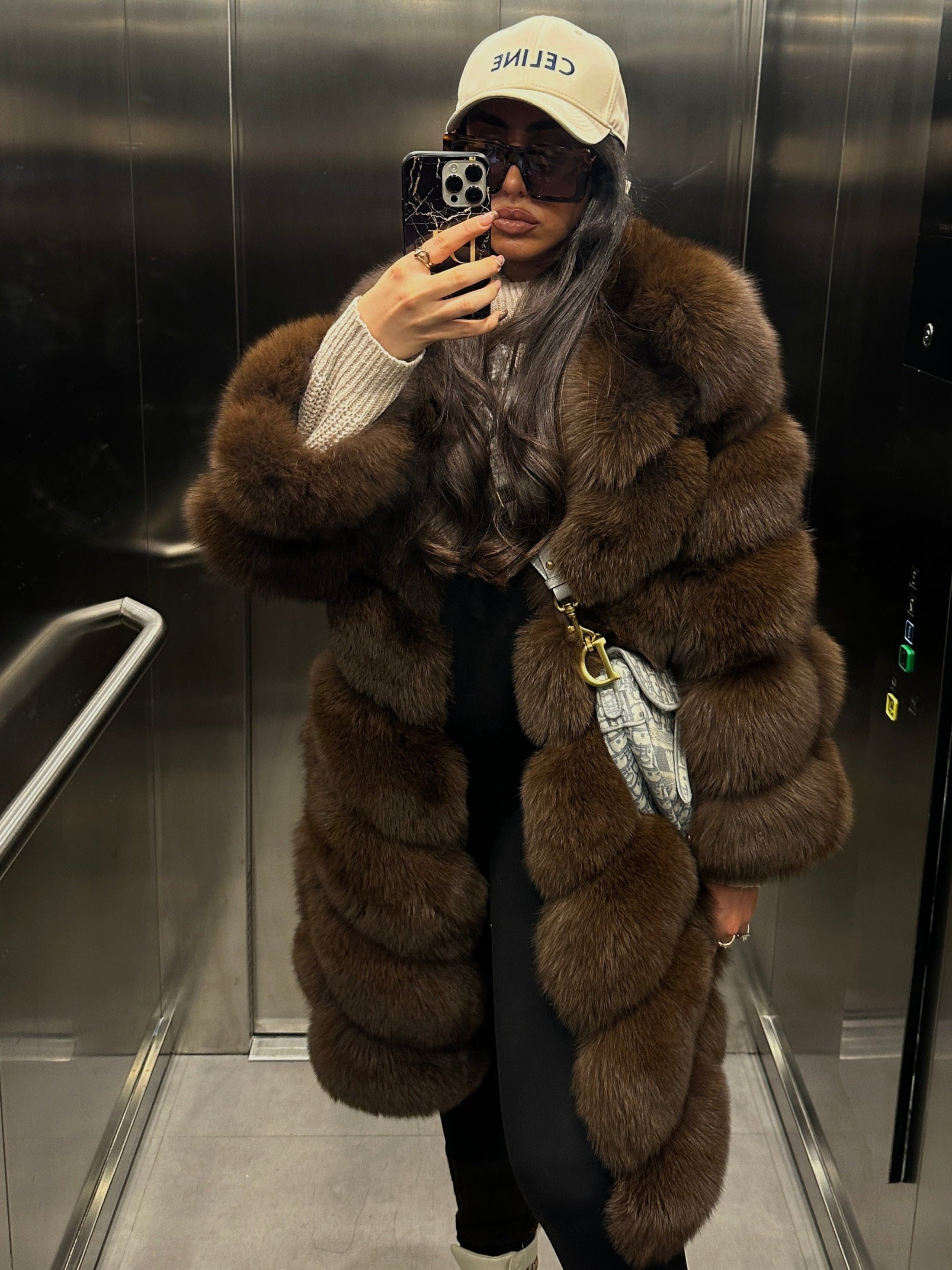 Overlap Long Coat – Dolcie London