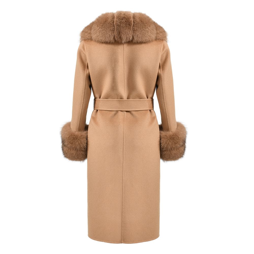 Cashmere Coat with Fur | Shop Sale | Dolcie London