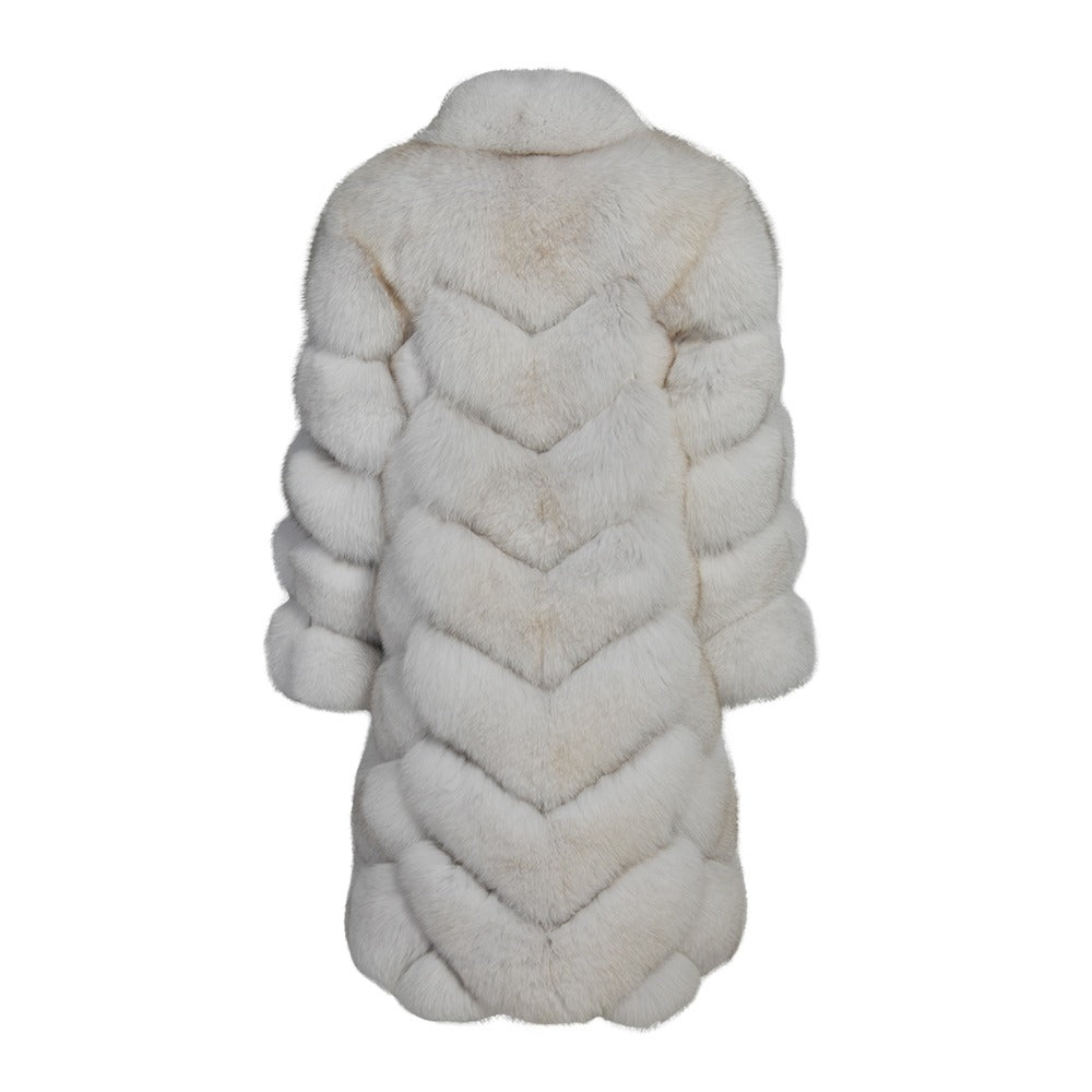 Overlap Long Collar Coat