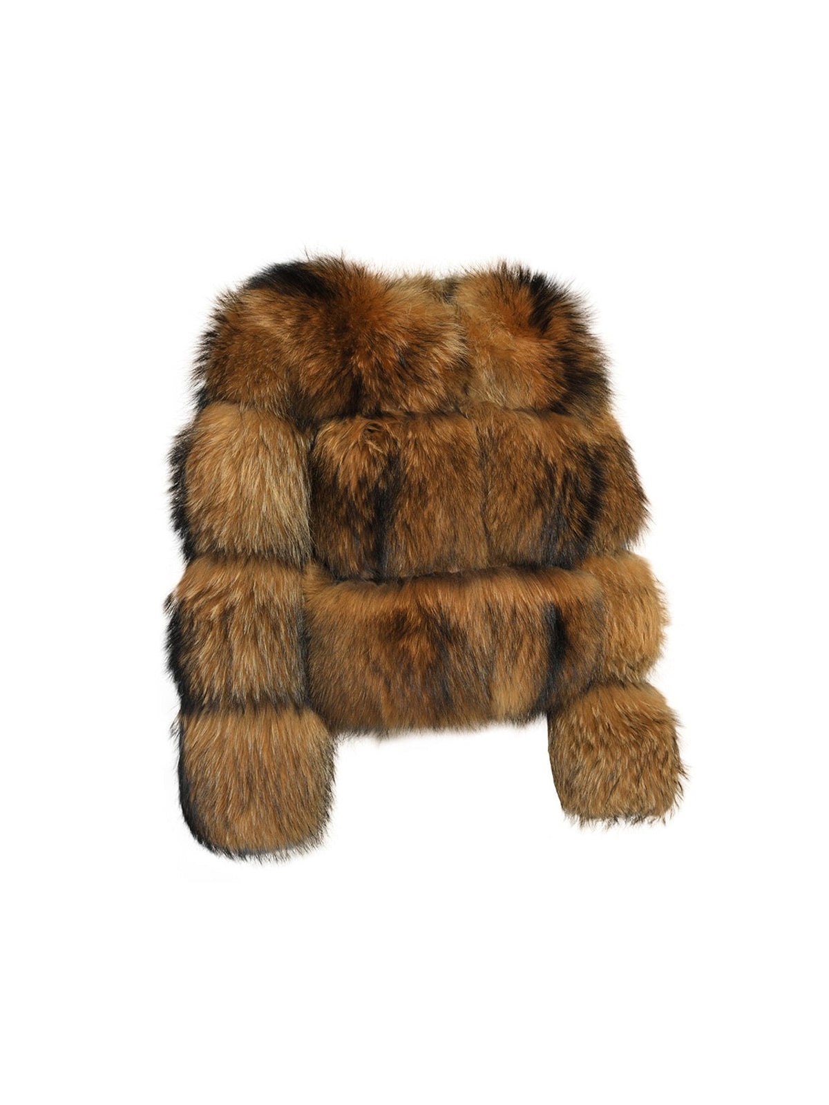 Bubble mini raccoon fur coat – view 3