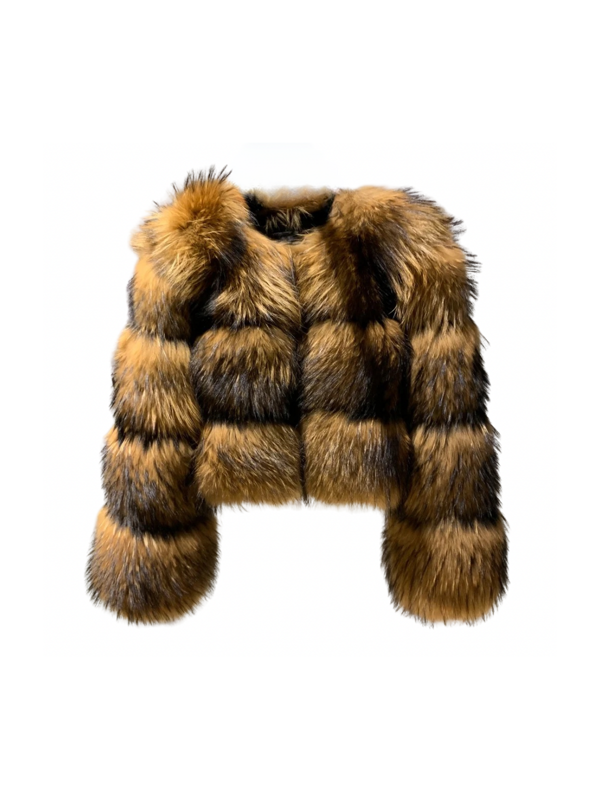 Bubble mini raccoon fur coat – view 5