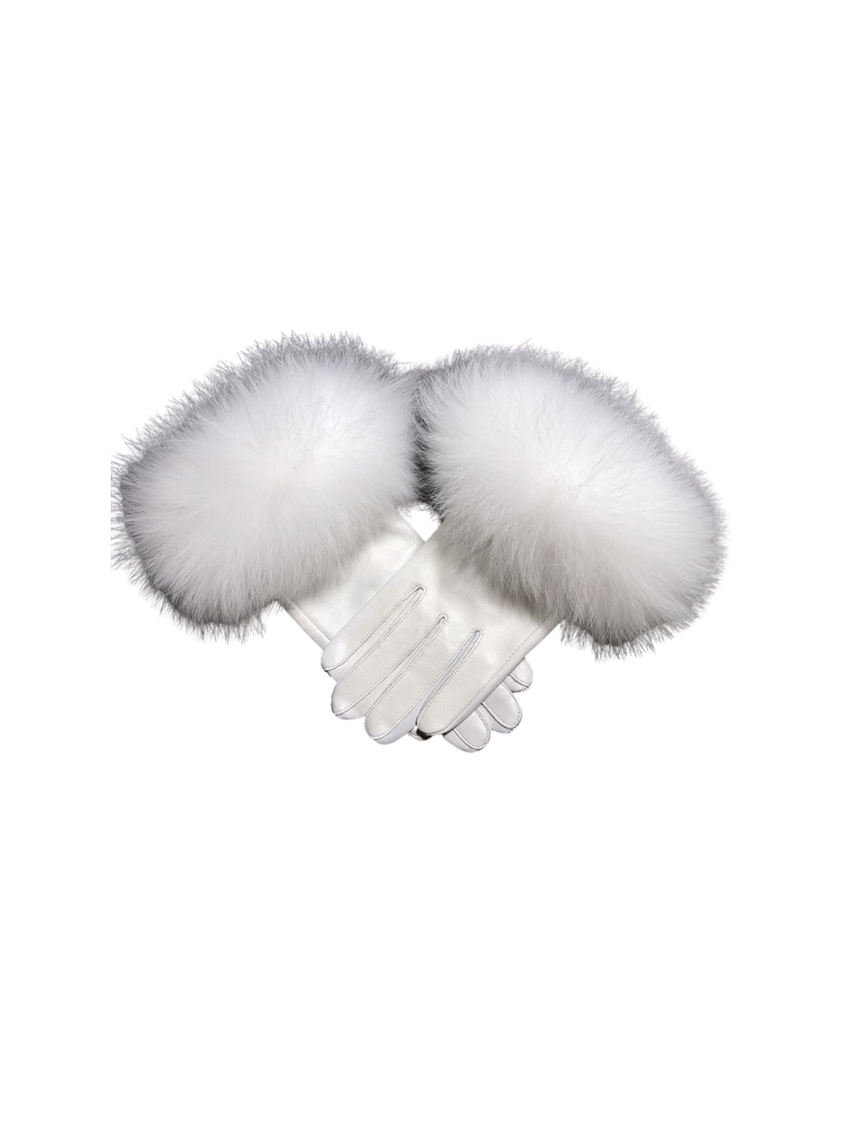 Foxy gloves with fox fur trim – view 3