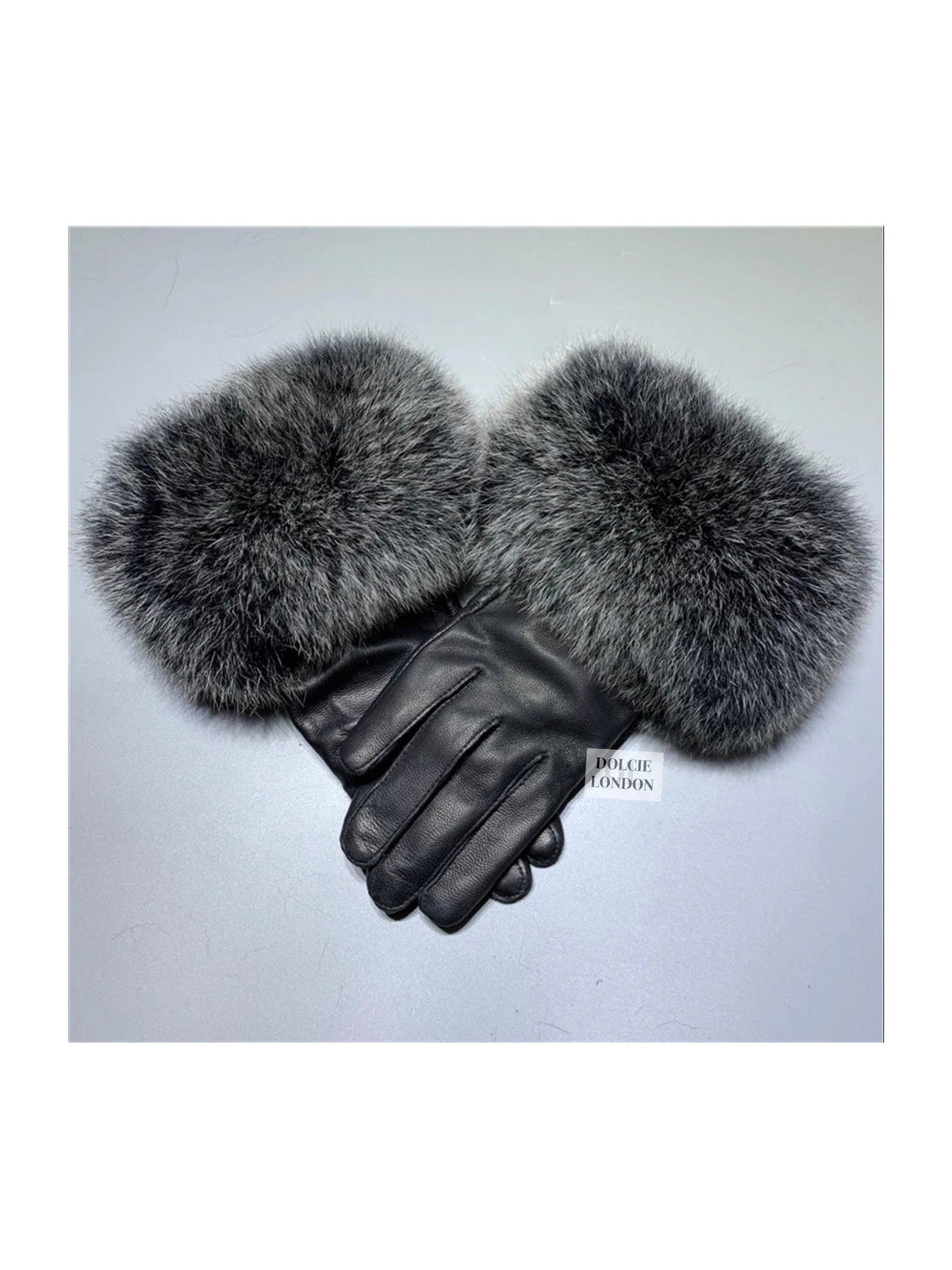 Foxy gloves with fox fur trim – view 4