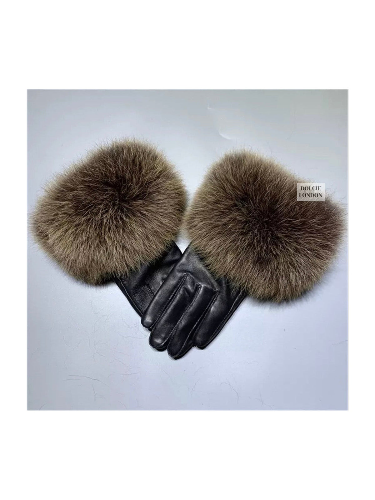 Foxy gloves with fox fur trim – view 5