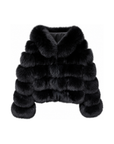 Hooded Cropped Coat